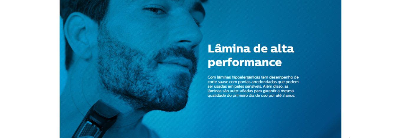 Aparador Multifuncional Philips Serie 3000 7 Acessórios 1 Velocidade Branco/Preto - MG3721/77